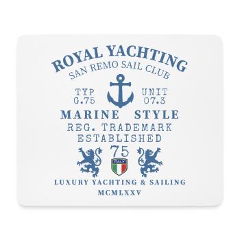 Stil Royal Marin Wappen - Mousepad (Querformat) - Weiß - Vorne