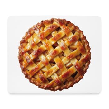 Apple Pie Apfelkuchen - Mouse Pad (horizontal) - white - Front