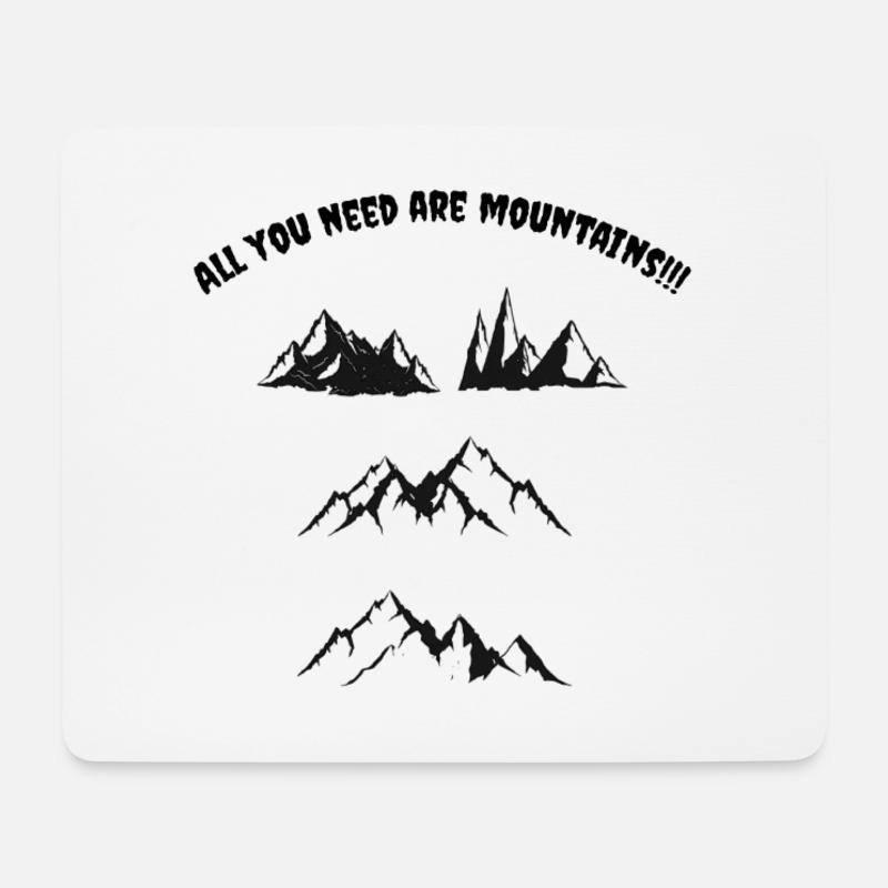 All_you_need - Mousepad (Querformat) - Weiß