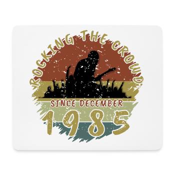 40. Geburtstag Rocking the crowd GIT 12/1985 - Mousepad (Querformat) - Weiß - Vorne