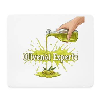 Olivenöl Experte - Mousepad (Querformat) - Weiß - Vorne