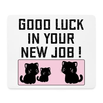 Farewell Company Good Luck - Mouse Pad (horizontal) - white - Front