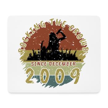 16. Geburtstag Rocking the crowd SNG 12/2009 - Mousepad (Querformat) - Weiß - Vorne