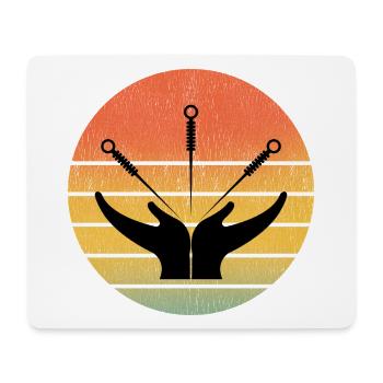 Lizenzierter TCM-Praktizierender Experte in therapeutischer Betreuung - Mousepad (Querformat) - Weiß - Vorne