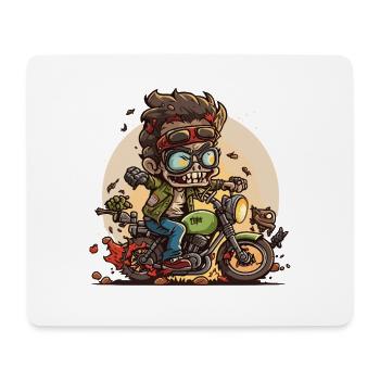 Motoskelett im Herbst - Mousepad (Querformat) - Weiß - Vorne