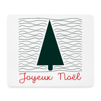 Christmas Tree - Minimalist - Mouse Pad (horizontal) - white - Front