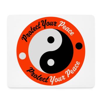 Protect Your Peace Mental Health Mindfulness - Mouse Pad (horizontal) - white - Front
