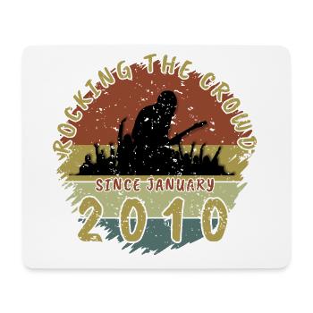 16th Birthday Rocking the crowd GIT 01/2010 - Mouse Pad (horizontal) - white - Front