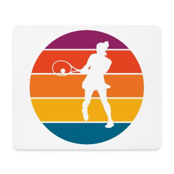 Tennis - Mousepad (Querformat) - Weiß - Vorne