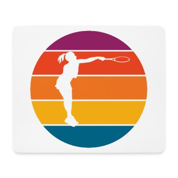Tennis - Mousepad (Querformat) - Weiß - Vorne