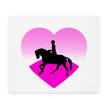horses - Mouse Pad (horizontal) - white - Front