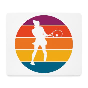 Tennis - Mousepad (Querformat) - Weiß - Vorne