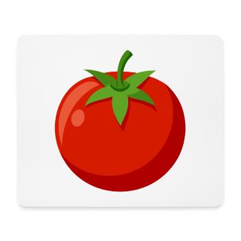 Tomate - Mousepad (Querformat) - Weiß - Vorne