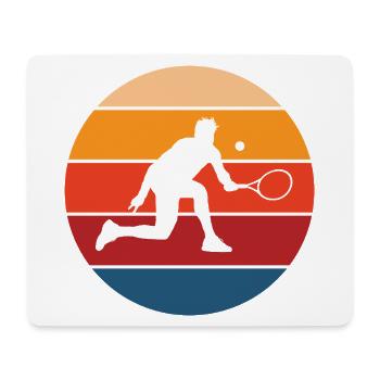 Tennis - Mousepad (Querformat) - Weiß - Vorne