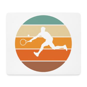 Tennis - Mouse Pad (horizontal) - white - Front