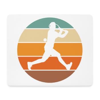 Tennis - Mousepad (Querformat) - Weiß - Vorne