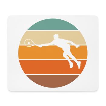 Tennis - Mousepad (Querformat) - Weiß - Vorne