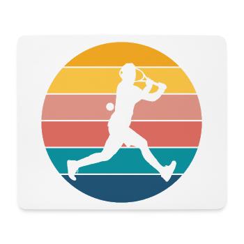 tennis - Tapis de souris (format paysage) - blanc - Devant