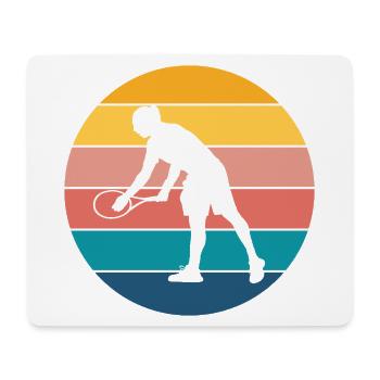 Tennis - Mouse Pad (horizontal) - white - Front