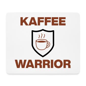 Coffee Warrior – no bean, no fight - Mouse Pad (horizontal) - white - Front
