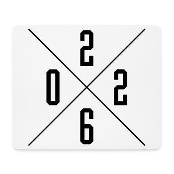 2026 year - Mouse Pad (horizontal) - white - Front