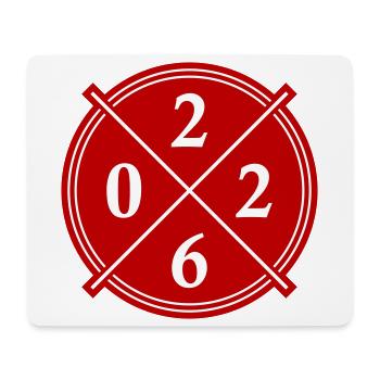 2026 Year Symbol - Mouse Pad (horizontal) - white - Front