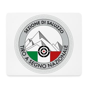 TSN-SALUZZO - logo avant - Tapis de souris (format paysage) - blanc - Devant
