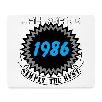 Vintage 1986 – Simply the Best - Mouse Pad (horizontal) - white - Front