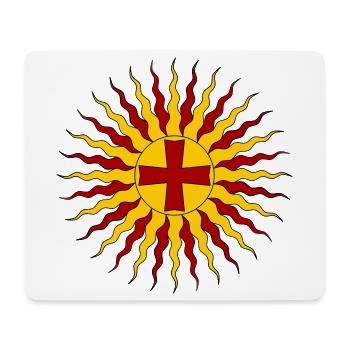 Eternal light of Jesus Christ - Mouse Pad (horizontal) - white - Front