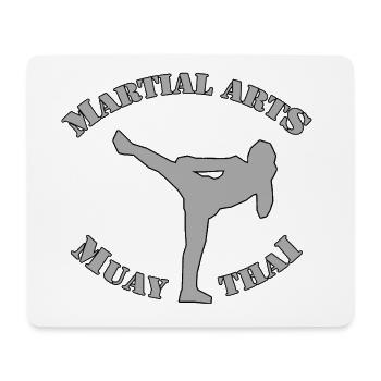 Muay thai - Mouse Pad (horizontal) - white - Front
