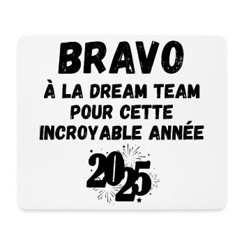 Thank you, bravo, congratulations - Mouse Pad (horizontal) - white - Front