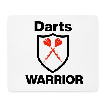 Darts Warrior – Shield Edition, Darts Junkie, 180 - Mouse Pad (horizontal) - white - Front