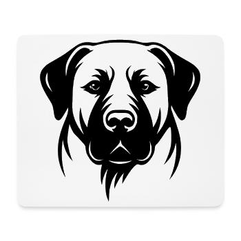 Chien de berger anatolien Kangal - Tapis de souris (format paysage) - blanc - Devant