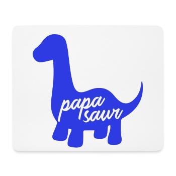 Papasaurier T-Rex Dinosaurier Vaterschaft Daddysaur - Mousepad (Querformat) - Weiß - Vorne