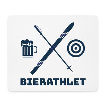 ATHLÈTE DE LA BIÈRE - Tapis de souris (format paysage) - blanc - Devant