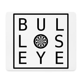 Darts bullseye jacket, polo, t-shirt, bag, bag - Mouse Pad (horizontal) - white - Front