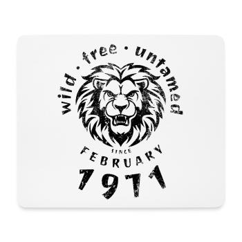 Sauvages, libres et indomptés depuis 02/1971 - Tapis de souris (format paysage) - blanc - Devant
