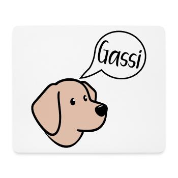 Dog walks, dog puppies, walking - Mouse Pad (horizontal) - white - Front