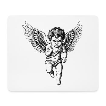 Classic Cherub with Large Wings - Mouse Pad (horizontal) - white - Front