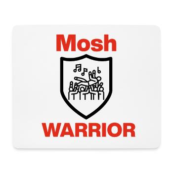 Guerrier Mosh – Légende de la fosse ! - Tapis de souris (format paysage) - blanc - Devant