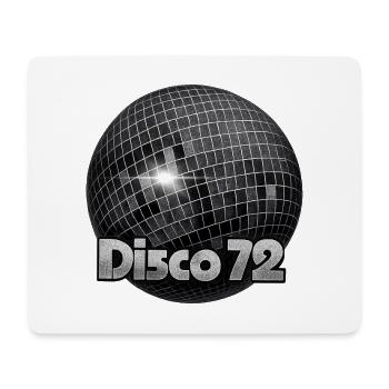 Motif de boule miroir Disco72 - Tapis de souris (format paysage) - blanc - Devant