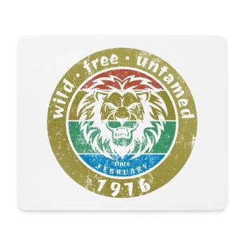 Sauvages, libres et indomptés depuis 02/1976 - Tapis de souris (format paysage) - blanc - Devant