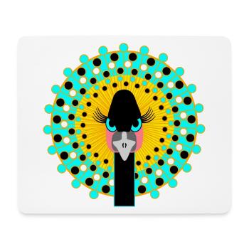 Pouvoir des filles oiseaux - Tapis de souris (format paysage) - blanc - Devant