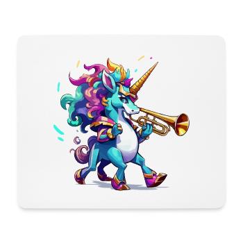 Unicorn Trumpet Color Spell - Mouse Pad (horizontal) - white - Front