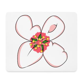 Liebe - Mousepad (Querformat) - Weiß - Vorne