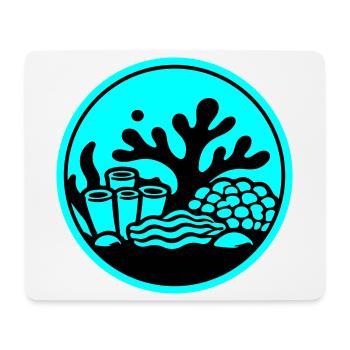 Coral Symbol Coral Reef Ocean - Mouse Pad (horizontal) - white - Front