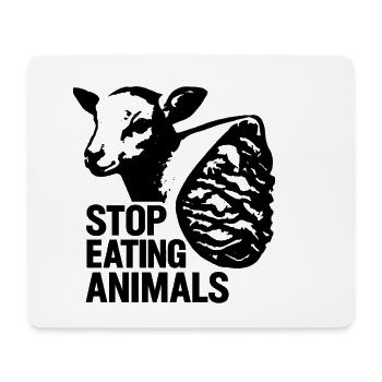 Chemise Stop Animal Cruelty - Tapis de souris (format paysage) - blanc - Devant