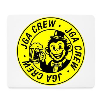 Enterrement de vie de garçon du groupe Bachelor Crew Singe - Tapis de souris (format paysage) - blanc - Devant