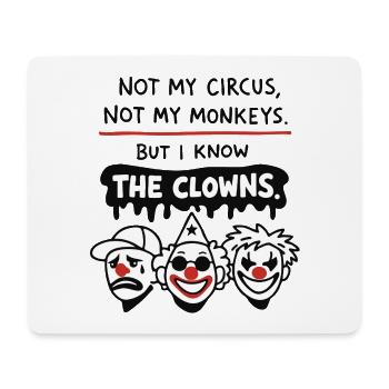 Déclaration Not My Circus, Not My Monkeys - Tapis de souris (format paysage) - blanc - Devant