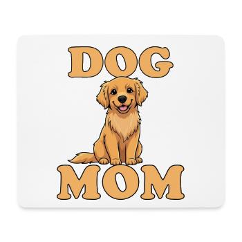 Maman de chien – Motif de maman de chien mignonne - Tapis de souris (format paysage) - blanc - Devant